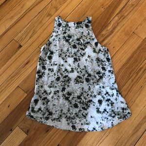 Floral silk top
